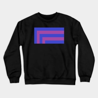 Blue and Purple Flag Crewneck Sweatshirt